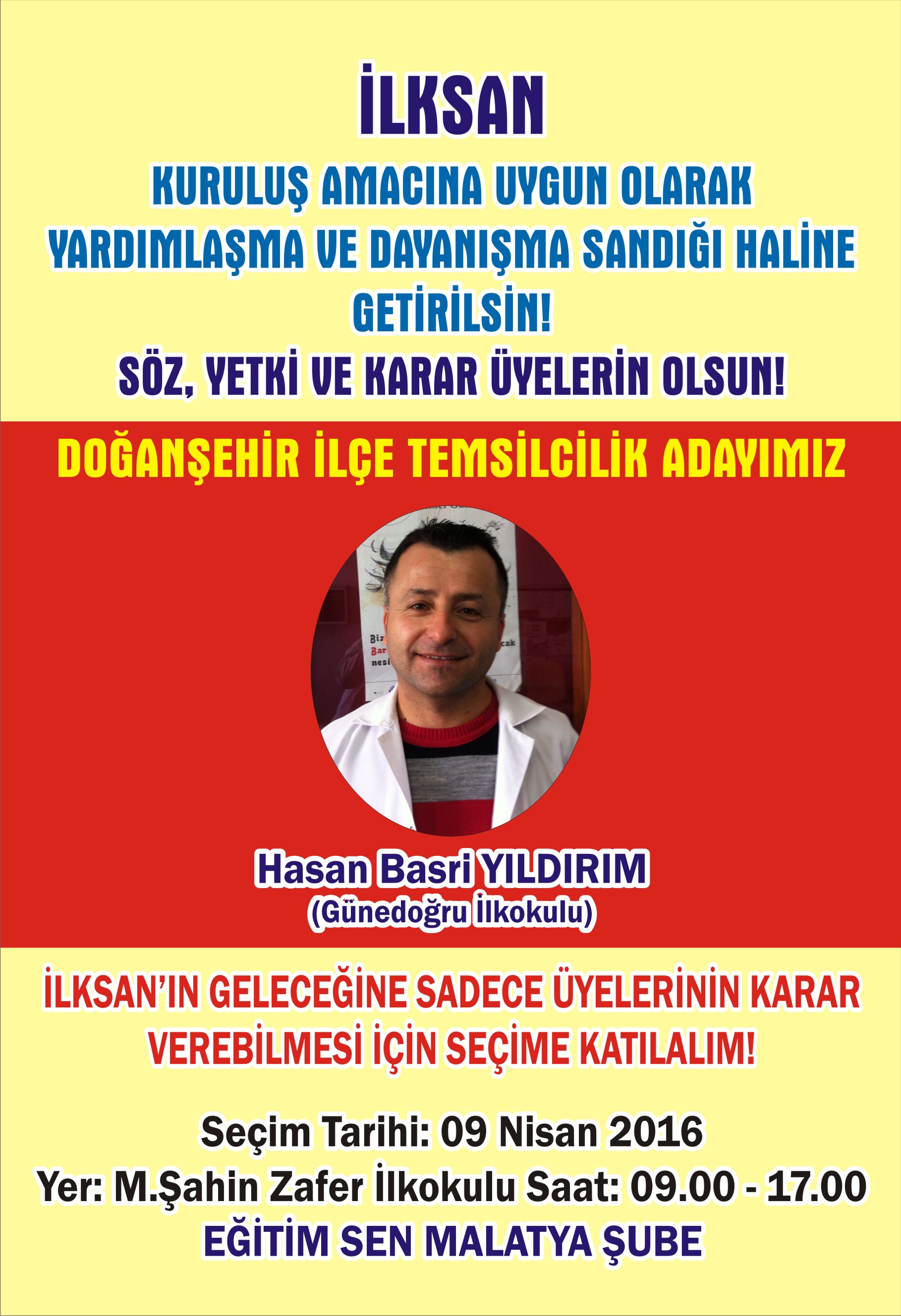 İLKSAN 2016 Seçim Doğanşehir
