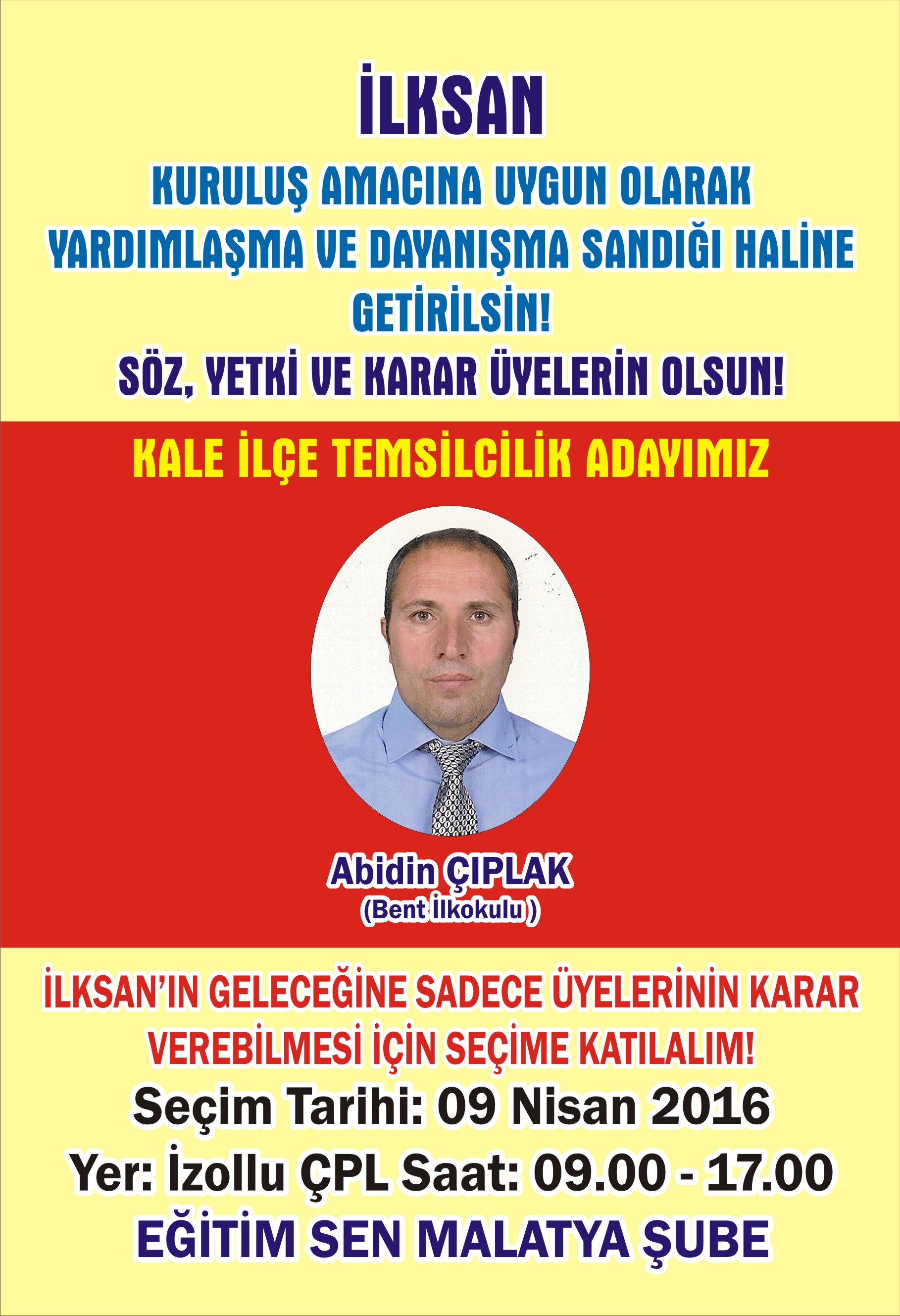 İLKSAN 2016 Seçim Kale