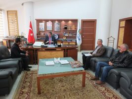 Malatya Büyükşehir Belediye Başkanı Ahmet ÇAKIR'ı makamında ziyaret ettik.