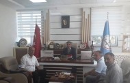 Milli Eğitim Müdürü Ali TATLI'yı makamında ziyaret ettik.