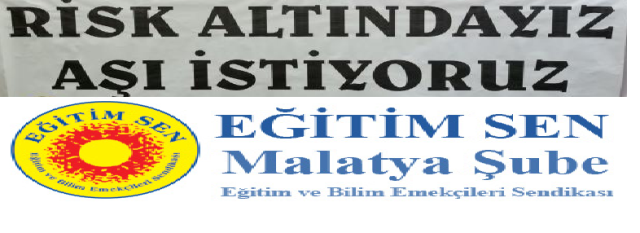 RİSK ALTINDAYIZ, AŞI İSTİYORUZ!
