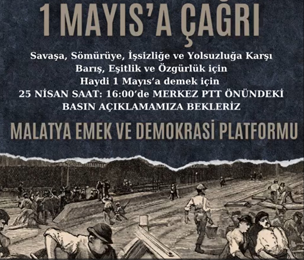 1 Mayıs El İlanı Dağıtma ve Basın Açıklaması