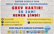 Geçinemiyoruz, Tükeniyoruz, Angaryaya Karşıyız! 14 Ocak’ta İş Bırakıyoruz!